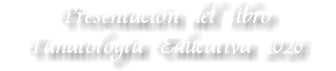 Presentación del libro Tanatología Educativa 2026